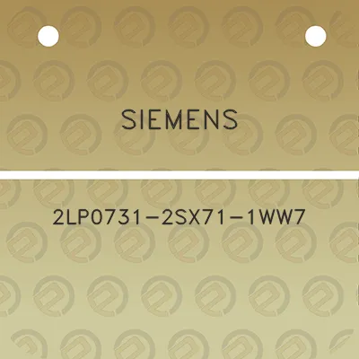 siemens-2lp0731-2sx71-1ww7