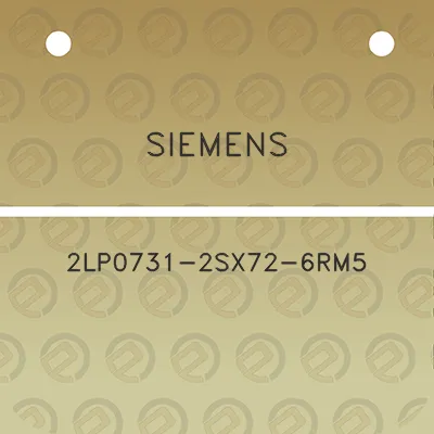 siemens-2lp0731-2sx72-6rm5