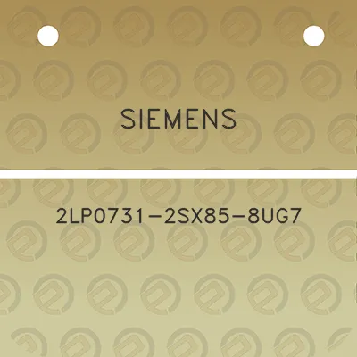 siemens-2lp0731-2sx85-8ug7