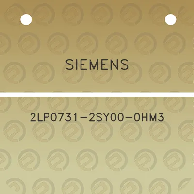 siemens-2lp0731-2sy00-0hm3