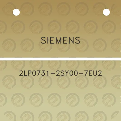 siemens-2lp0731-2sy00-7eu2