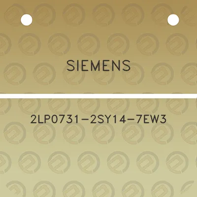 siemens-2lp0731-2sy14-7ew3