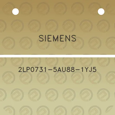 siemens-2lp0731-5au88-1yj5