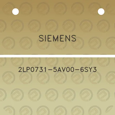 siemens-2lp0731-5av00-6sy3