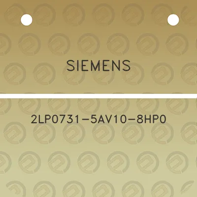 siemens-2lp0731-5av10-8hp0