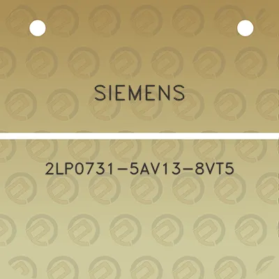 siemens-2lp0731-5av13-8vt5