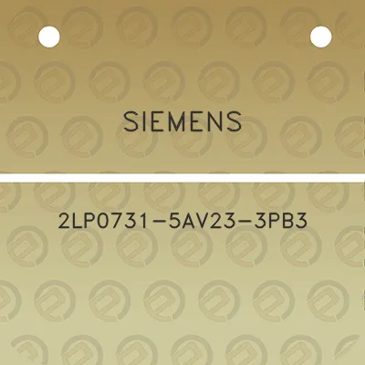 siemens-2lp0731-5av23-3pb3