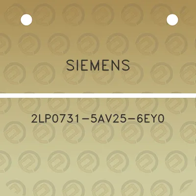 siemens-2lp0731-5av25-6ey0