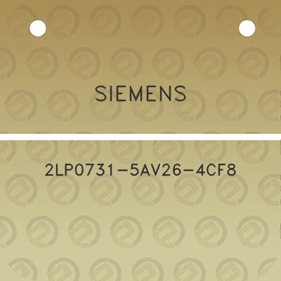 siemens-2lp0731-5av26-4cf8