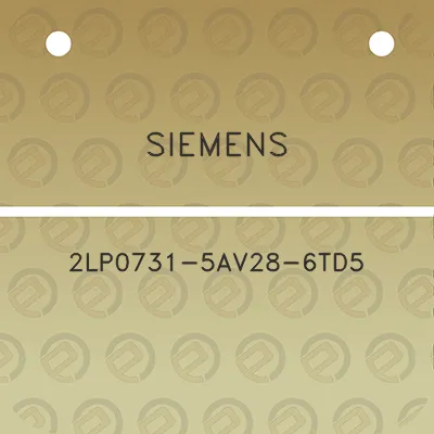 siemens-2lp0731-5av28-6td5