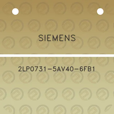 siemens-2lp0731-5av40-6fb1