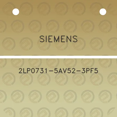 siemens-2lp0731-5av52-3pf5