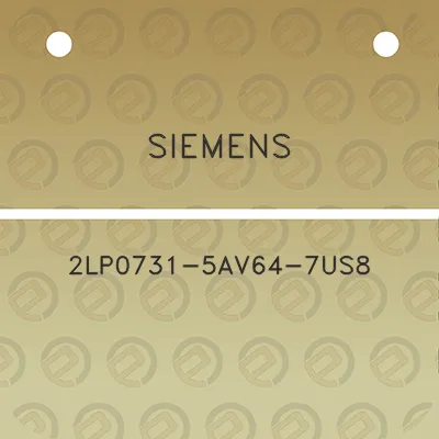 siemens-2lp0731-5av64-7us8