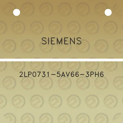 siemens-2lp0731-5av66-3ph6