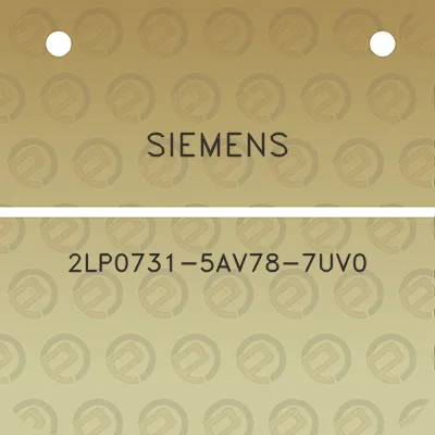 siemens-2lp0731-5av78-7uv0