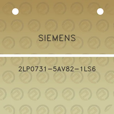 siemens-2lp0731-5av82-1ls6