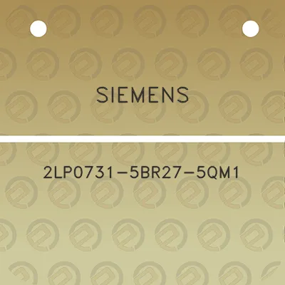 siemens-2lp0731-5br27-5qm1