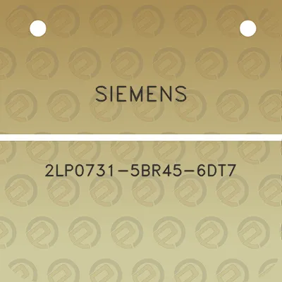 siemens-2lp0731-5br45-6dt7