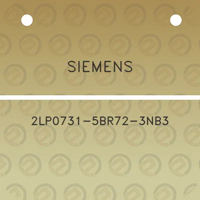 siemens-2lp0731-5br72-3nb3