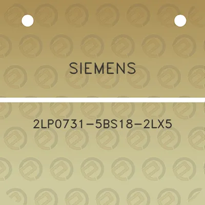 siemens-2lp0731-5bs18-2lx5