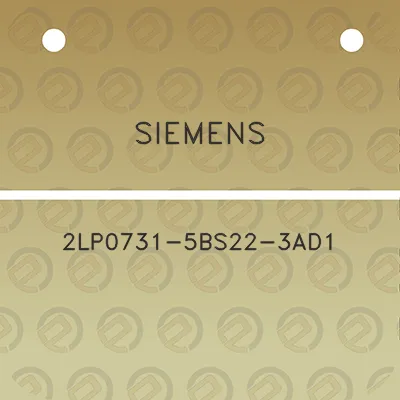 siemens-2lp0731-5bs22-3ad1