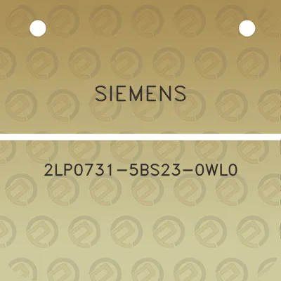 siemens-2lp0731-5bs23-0wl0