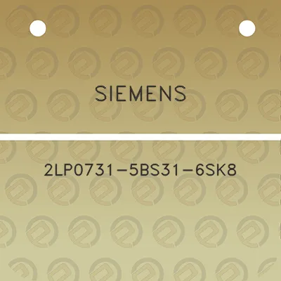 siemens-2lp0731-5bs31-6sk8