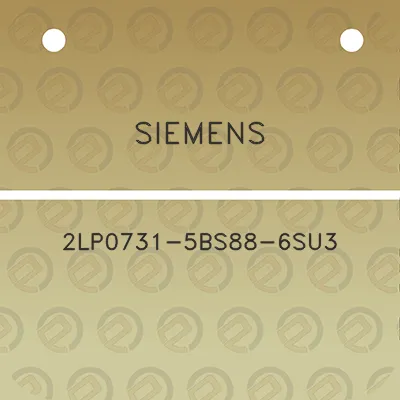 siemens-2lp0731-5bs88-6su3