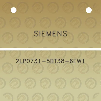 siemens-2lp0731-5bt38-6ew1