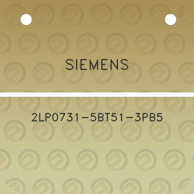 siemens-2lp0731-5bt51-3pb5