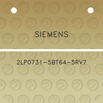 siemens-2lp0731-5bt64-5rv7