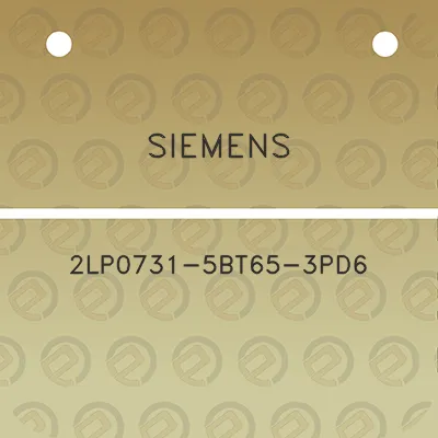 siemens-2lp0731-5bt65-3pd6