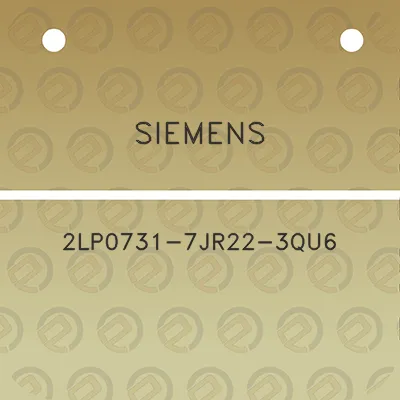 siemens-2lp0731-7jr22-3qu6