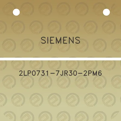 siemens-2lp0731-7jr30-2pm6