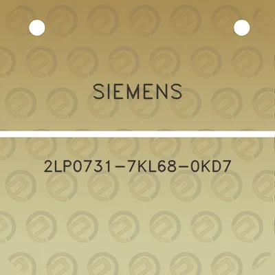 siemens-2lp0731-7kl68-0kd7