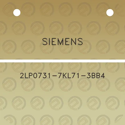 siemens-2lp0731-7kl71-3bb4