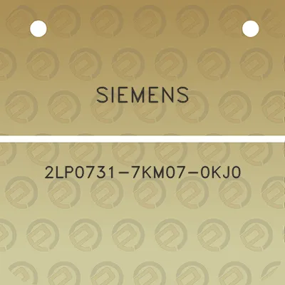 siemens-2lp0731-7km07-0kj0