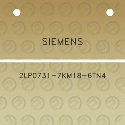 siemens-2lp0731-7km18-6tn4