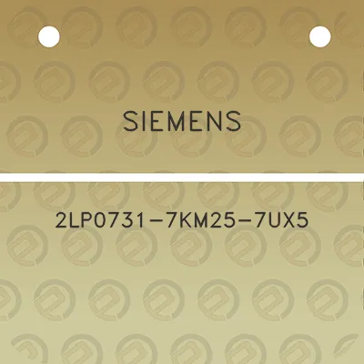 siemens-2lp0731-7km25-7ux5