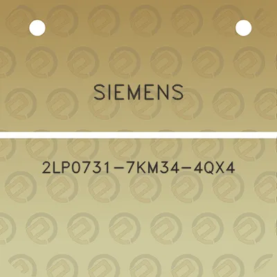 siemens-2lp0731-7km34-4qx4