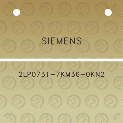 siemens-2lp0731-7km36-0kn2