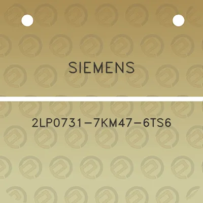 siemens-2lp0731-7km47-6ts6