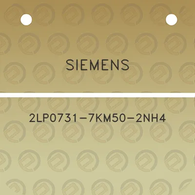 siemens-2lp0731-7km50-2nh4