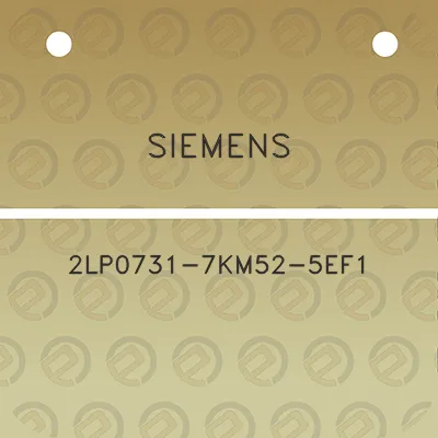 siemens-2lp0731-7km52-5ef1