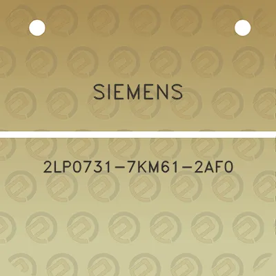 siemens-2lp0731-7km61-2af0