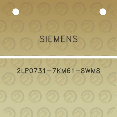 siemens-2lp0731-7km61-8wm8