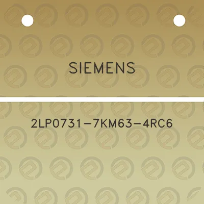 siemens-2lp0731-7km63-4rc6