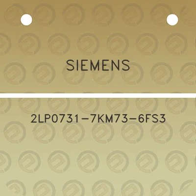 siemens-2lp0731-7km73-6fs3