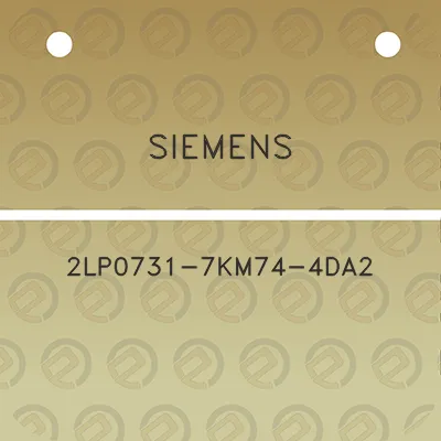 siemens-2lp0731-7km74-4da2