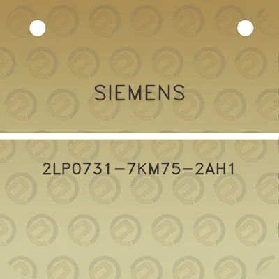 siemens-2lp0731-7km75-2ah1